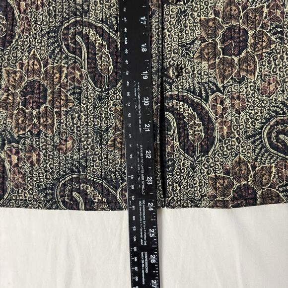 Orvis Reversible Paisley Quilted Jacket Sz S Button-Up Mandarin Cottagecore Boho - Picture 15 of 16